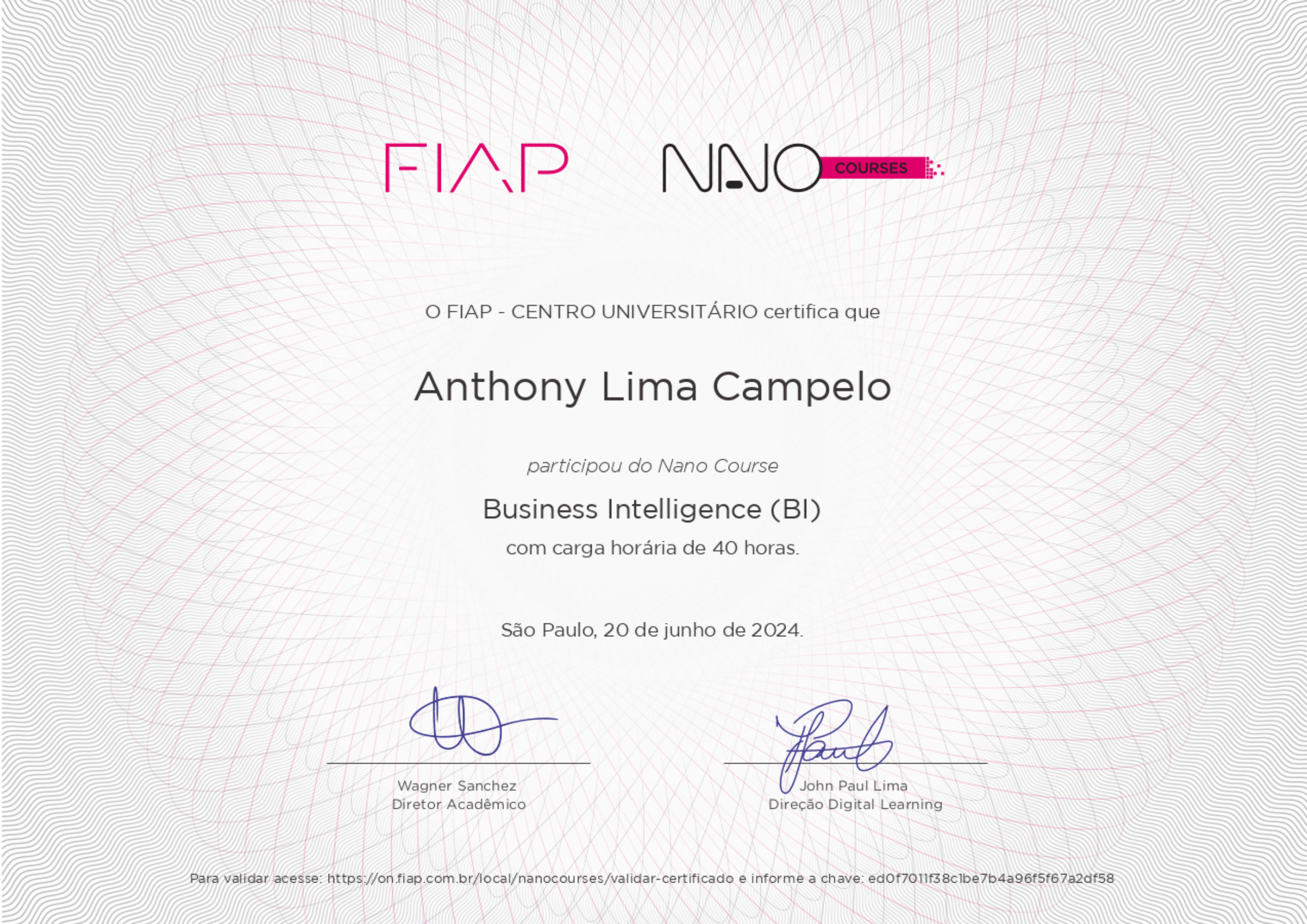 Certificado BI