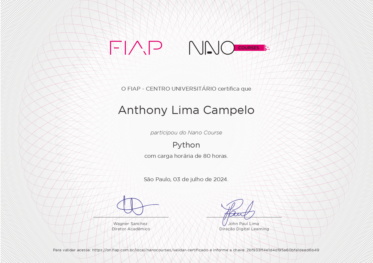 Certificado BI